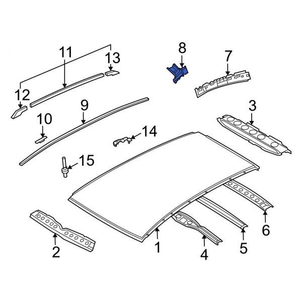 Roof Side Rail Bracket