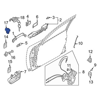 Infiniti OE - Front Door Jamb Switch