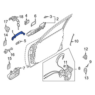 Infiniti OE - Front Outer Exterior Door Handle