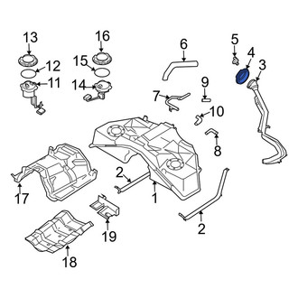Infiniti OE - Lower Fuel Tank Filler Neck