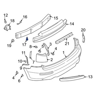 Infiniti OE - Bumper Cover Retainer