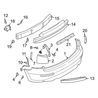 Infiniti OE - Bumper Cover Grommet