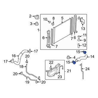 Infiniti OE - Radiator Hose Clamp