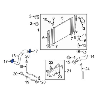 Infiniti OE - Radiator Hose Clamp