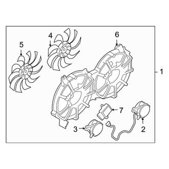 Infiniti OE - Cooling Fan (Base)