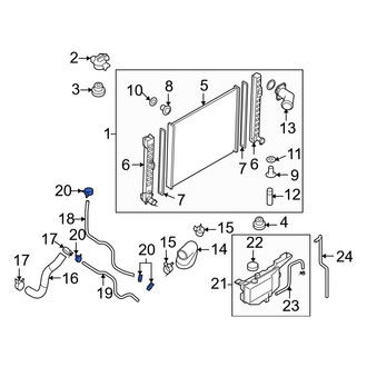 Infiniti OE - Transmission Oil Cooler Line Clamp