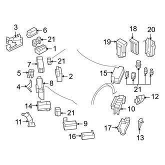 Infiniti OE - Electrical - Fuse & Relay (Engine Compartment)