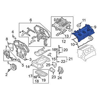 Infiniti OE - Left Engine Valve Cover