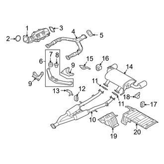 Infiniti OE - Exhaust System - Exhaust Components