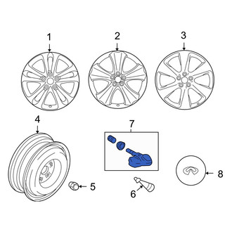 Infiniti OE - Tire Pressure Monitoring System (TPMS) Sensor