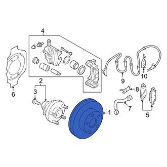 Infiniti OE - Front Disc Brake Rotor