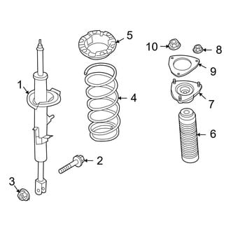 Infiniti OE - Front Suspension - Struts & Components (RWD)