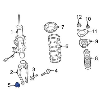Infiniti OE - Suspension Strut Fork Nut