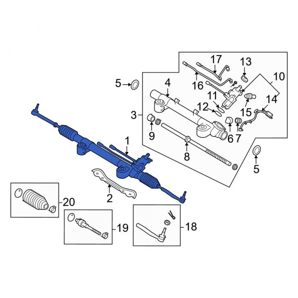 Rack and Pinion Assembly