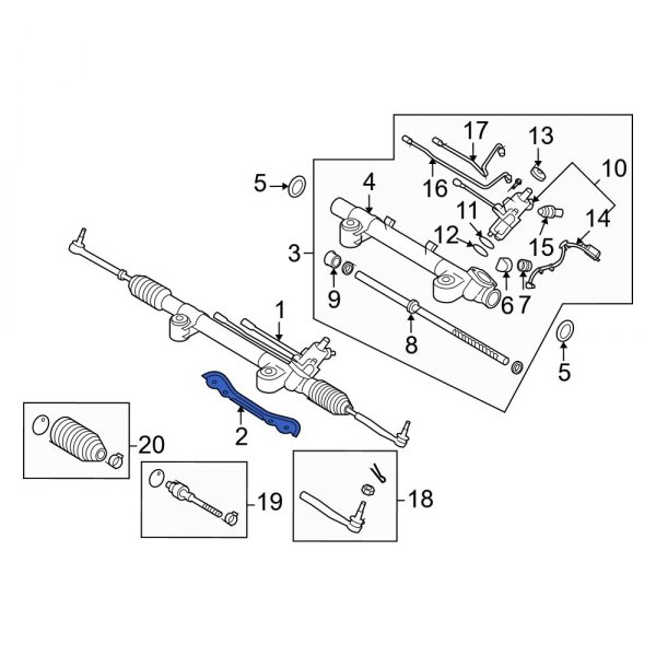 Rack and Pinion Bracket