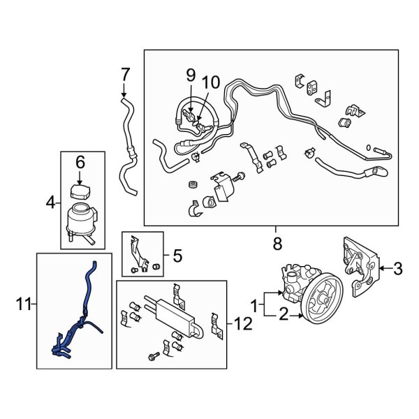 Power Steering Return Hose