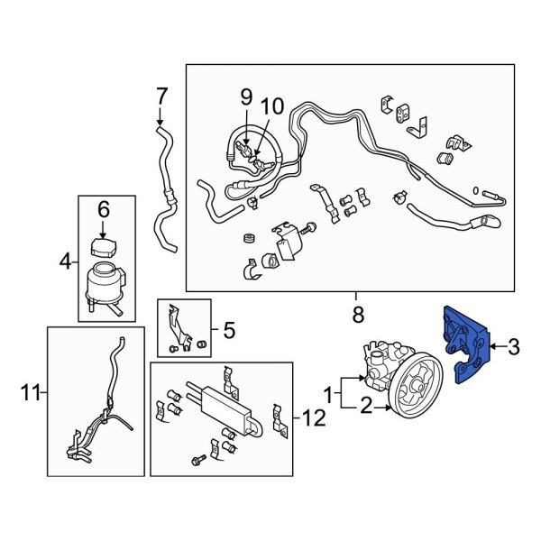 Power Steering Pump Bracket