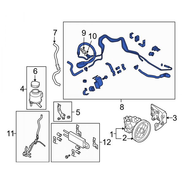 Power Steering Pressure Hose