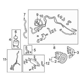 Infiniti OE - Steering Gear & Linkage - Pump & Hoses