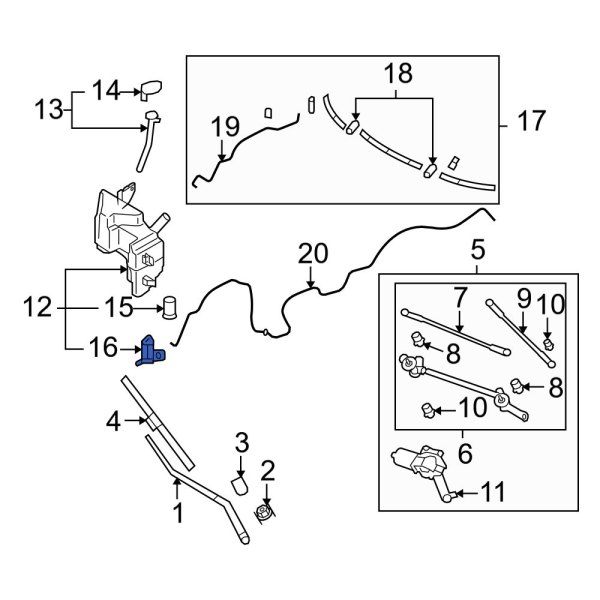 Windshield Washer Pump