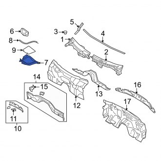 Infiniti FX37 Cowl Panels & Parts | Vent Grills — CARiD.com