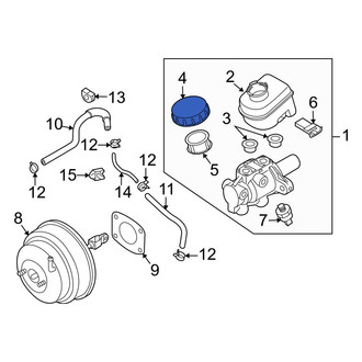 Infiniti OE - Brake Master Cylinder Reservoir Cap
