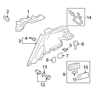 Infiniti OE - Quarter Panel - Interior Trim
