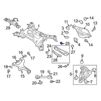 Infiniti OE - Rear Alignment Camber Adjusting Eccentric