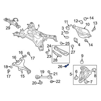 Infiniti OE - Inner Lateral Arm Bolt
