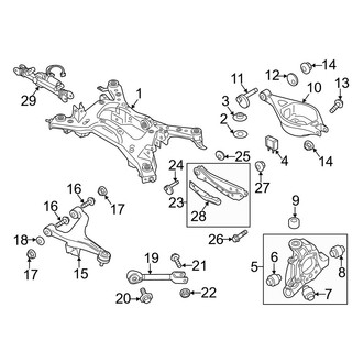 Infiniti OE - Rear Suspension - Suspension Components