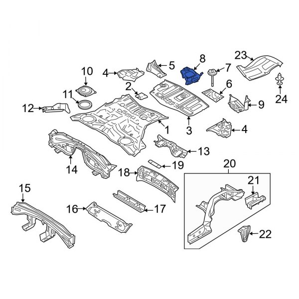 Floor Pan Bracket