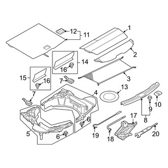 Infiniti OE - Rear Body & Floor - Interior Trim