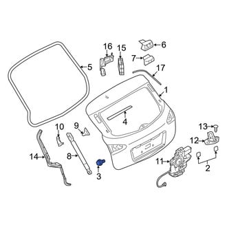 Infiniti OE - Lower Liftgate Stop Bumper