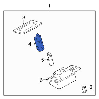 Infiniti OE - Rear License Plate Light Socket