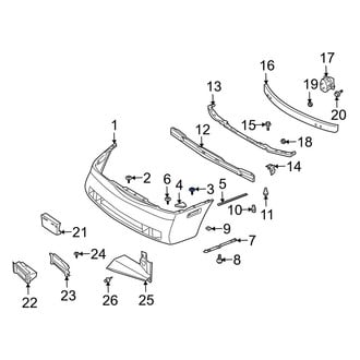 Infiniti OE - Rear Bumper Cover Rivet