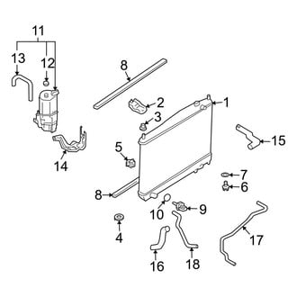 Infiniti OE - Cooling - Radiator & Components