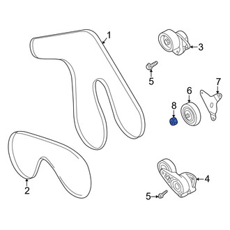 Infiniti OE - Accessory Drive Belt Idler Pulley Nut