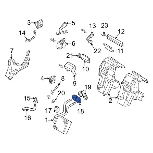 A/C Refrigerant Line Bracket