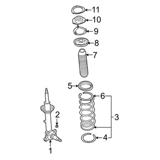 Infiniti OE - Front Suspension - Struts & Components