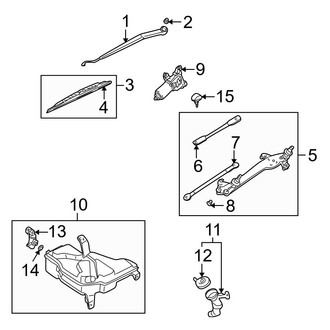 Infiniti OE - Windshield - Wiper & Washer Components