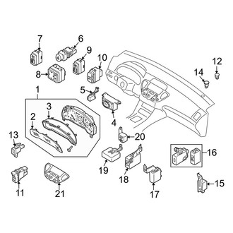 Infiniti OE - Instrument Panel - Cluster & Switches