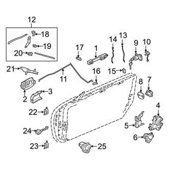 Infiniti OE - Front Door - Lock & Hardware
