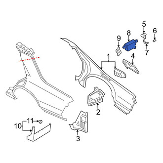 Infiniti OE - Rear Fuel Filler Door Lock Actuator