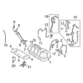 Infiniti OE - Fuel System Components
