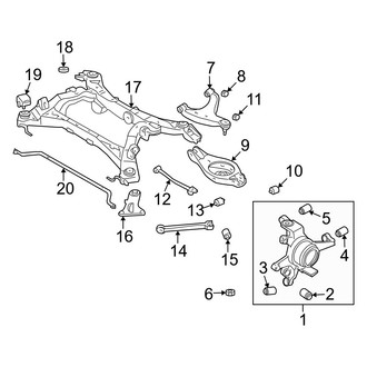 Infiniti OE - Rear Suspension - Suspension Components