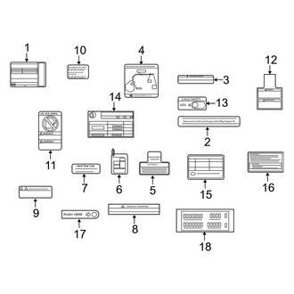 Infiniti OE - Information Labels - Labels