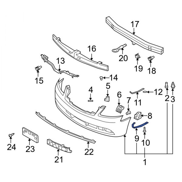 Bumper Cover Bracket