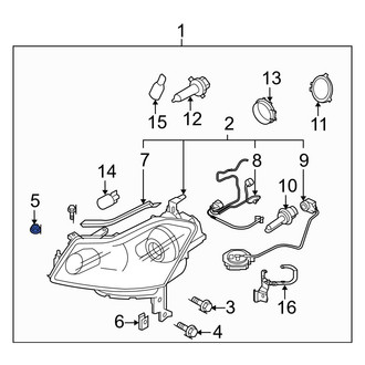 Infiniti OE - Washer Fluid Reservoir Nut