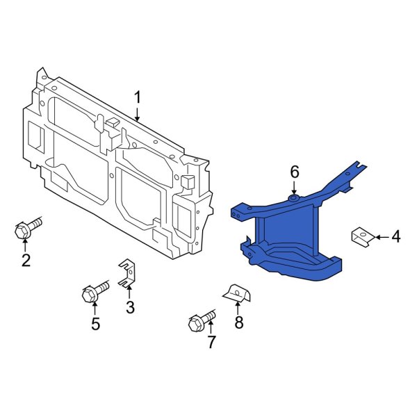 Radiator Support Side Panel