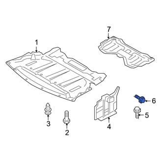 Infiniti OE - Radiator Support Splash Shield Clip